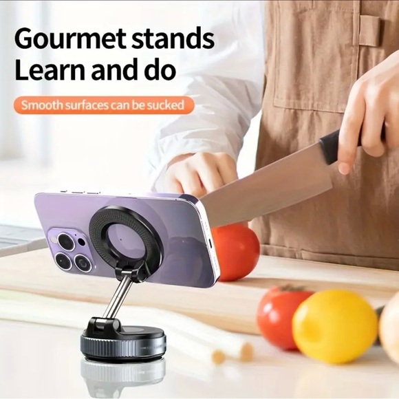 Magnetic Car Phone Mount Holder - Model 007 Black Adjustable Stand - Picture 5 of 7